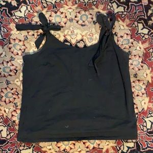 Black tank top